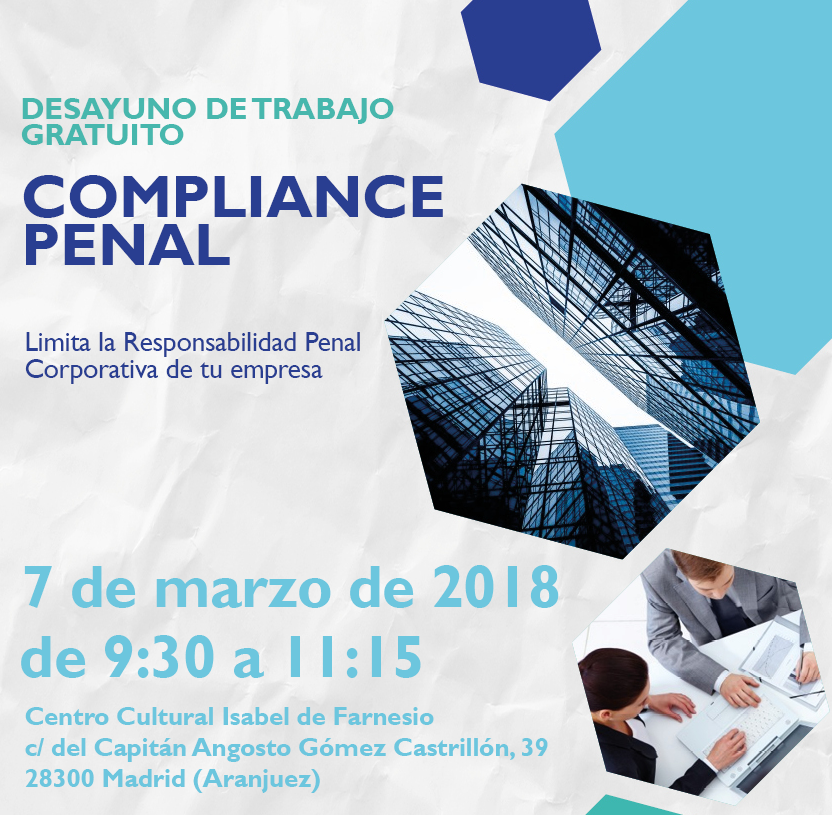 Jornada empresarial sobre “Compliance Penal” en Aranjuez